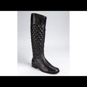 New! Vince Camuto Quilted Leather Riding Boots